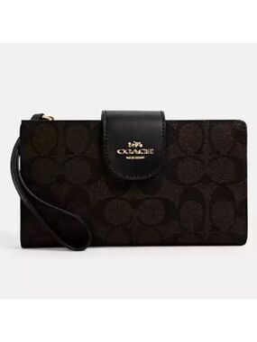 Coach Signature Colorblock Wallet NWT